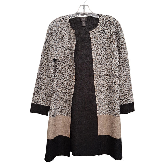 Cardigan By Chicos In Animal Print, Size:S