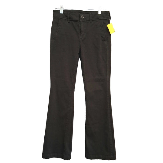 Jeans Boot Cut By American Eagle In Black Denim, Size:6
