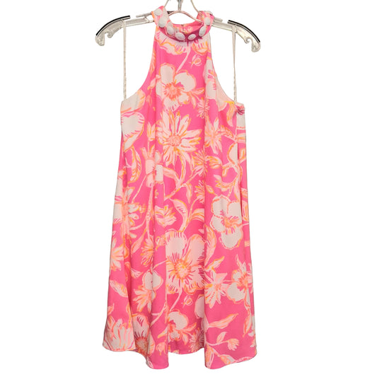 Dress Designer By Lilly Pulitzer In Pink & White, Size:Xs