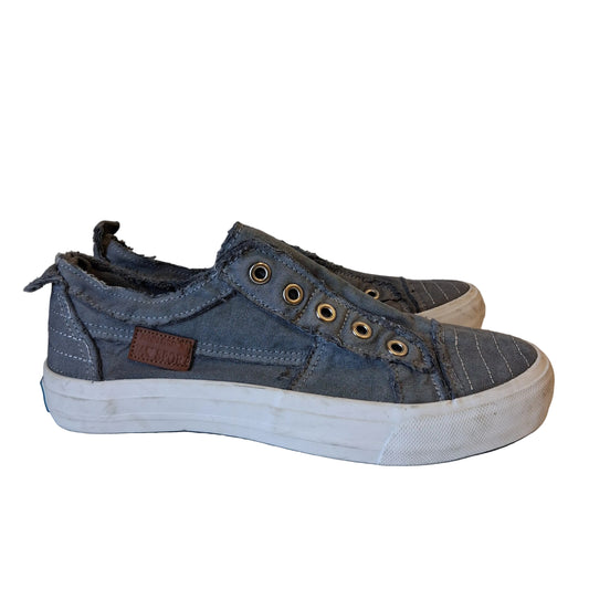Shoes Sneakers By Jenn Aador In Blue, Size:6.5