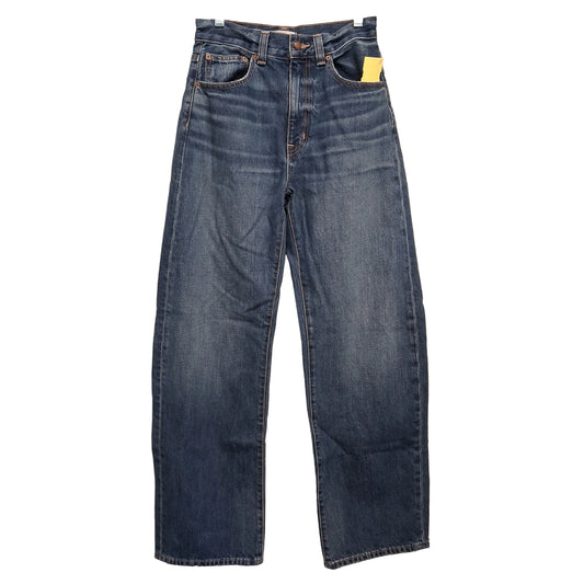 Jeans Wide Leg By Madewell In Blue Denim, Size:2