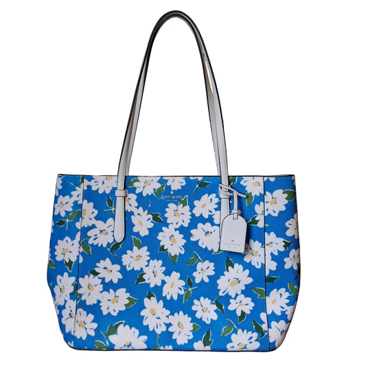 Tote Designer By Kate Spade In Floral Print, Size:Large