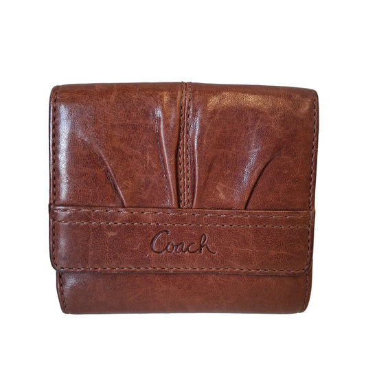 Wallet Designer By Coach In Brown, Size:Small