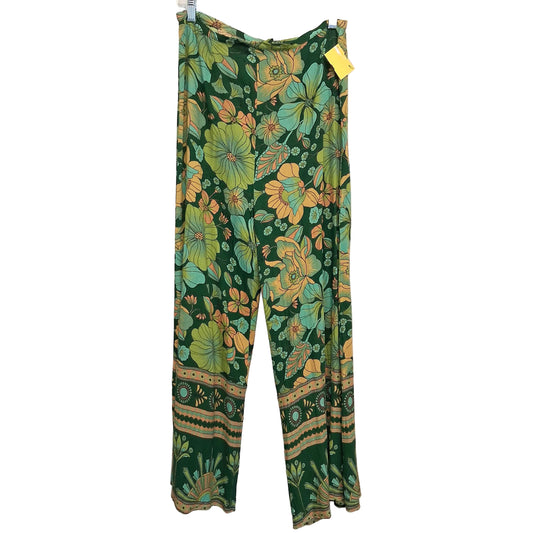 Pants Lounge By Nine Lives Bazaar In Green, Size:14