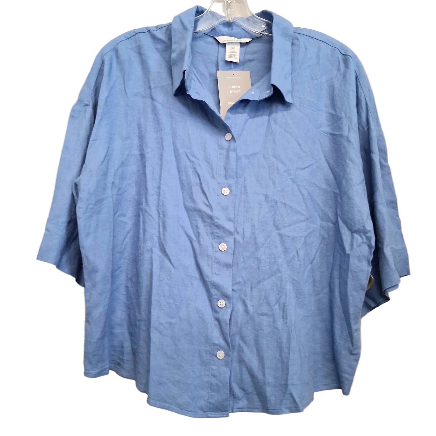 Top SS By H&M In Blue, Size:M