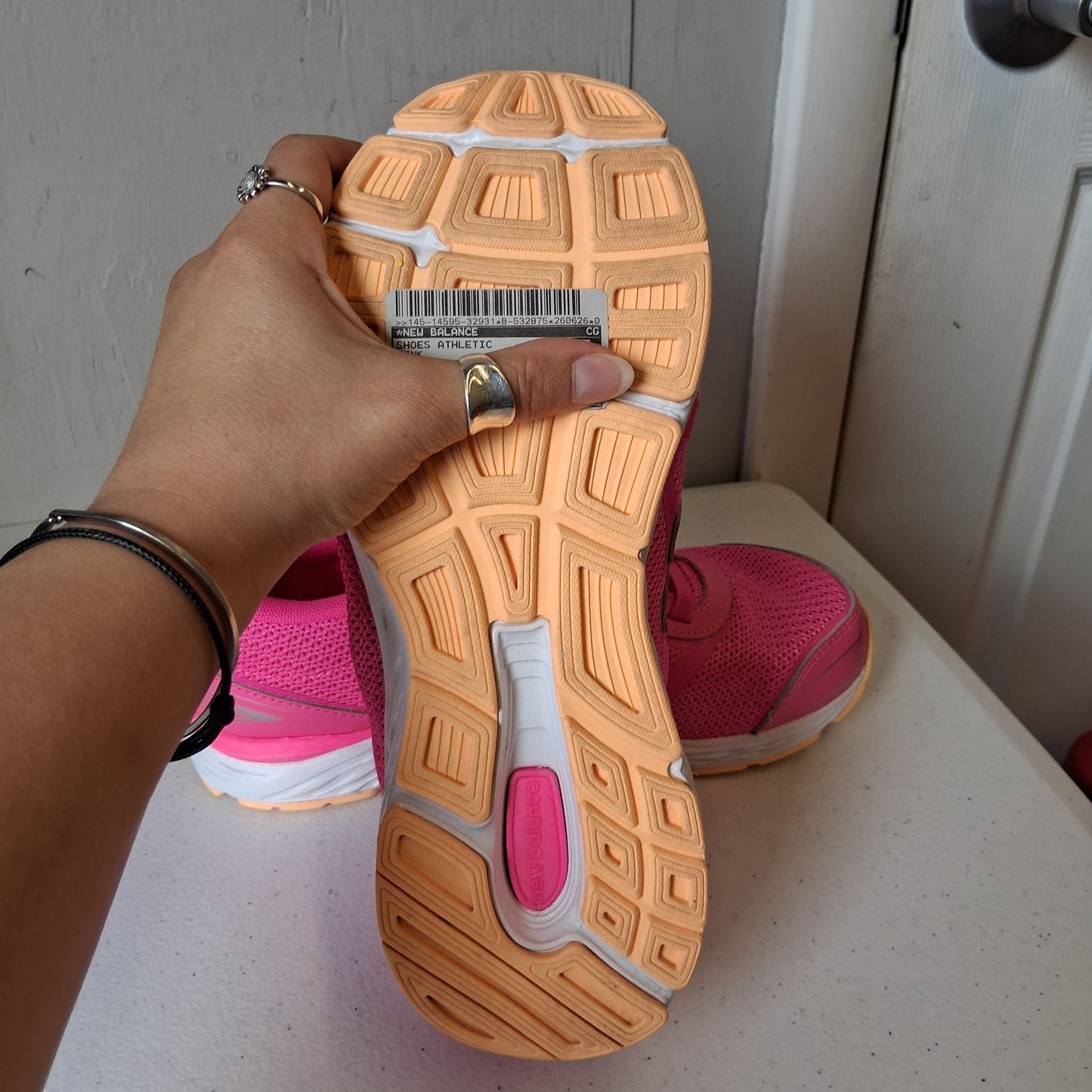 Shoes Athletic By New Balance In Pink, Size:6.5 Extra Wide