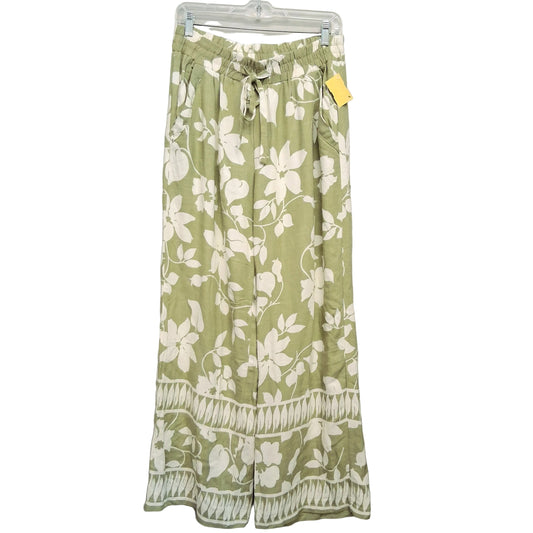 Pants Lounge By Sienna Sky In Green & White, Size:16