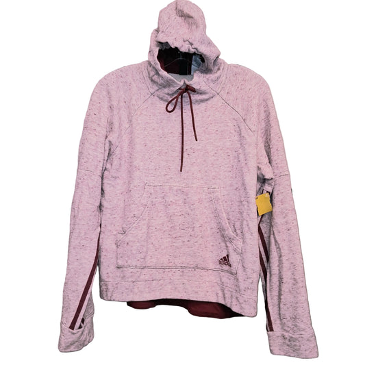 Athletic Top Ls Hoodie By Adidas In Purple, Size:M