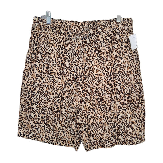 Shorts By Chicos In Animal Print, Size:12