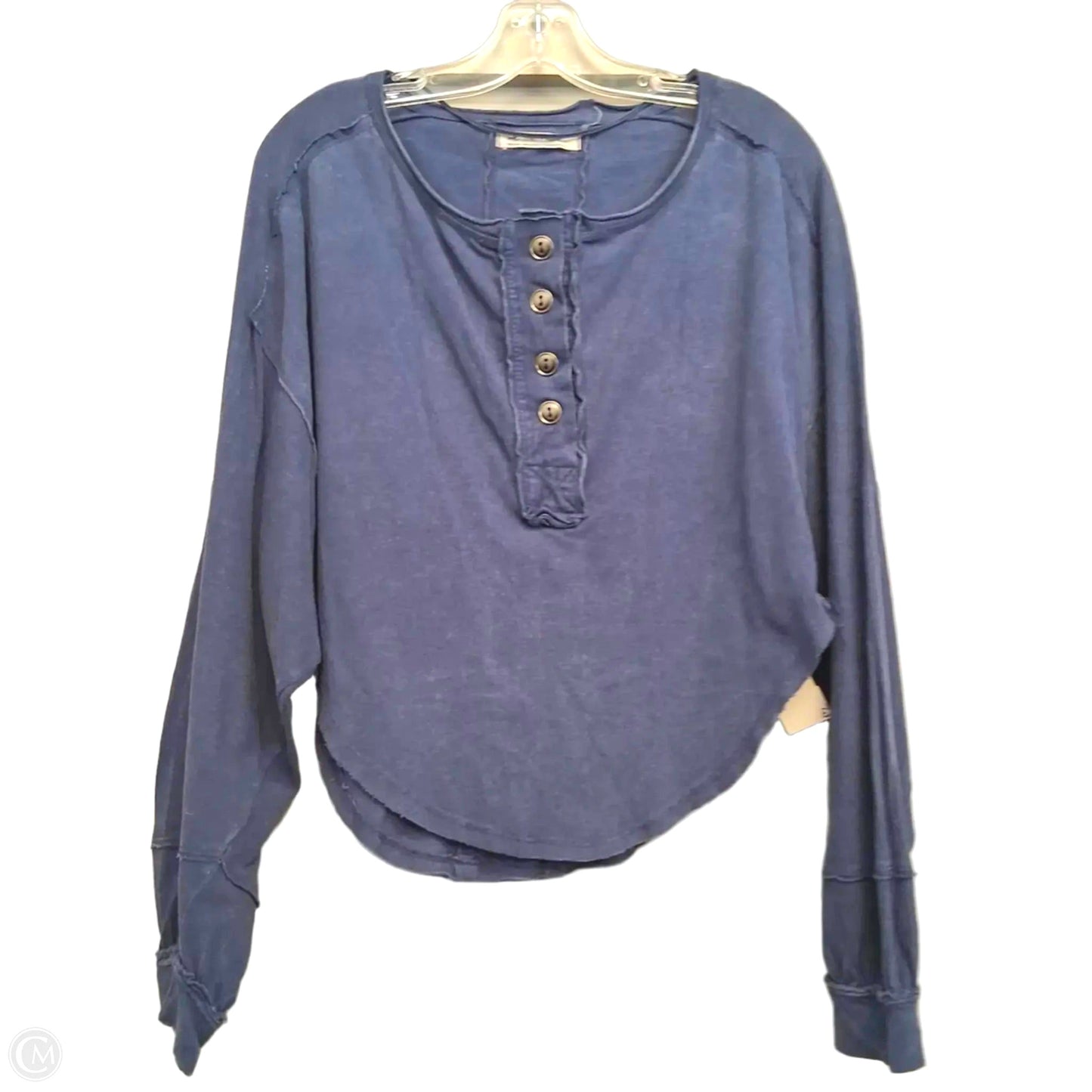 Top Long Sleeve By We The Free In Blue, Size: M