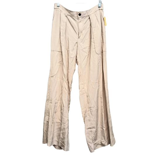 Pants Wide Leg By Banana Republic In Tan, Size:4