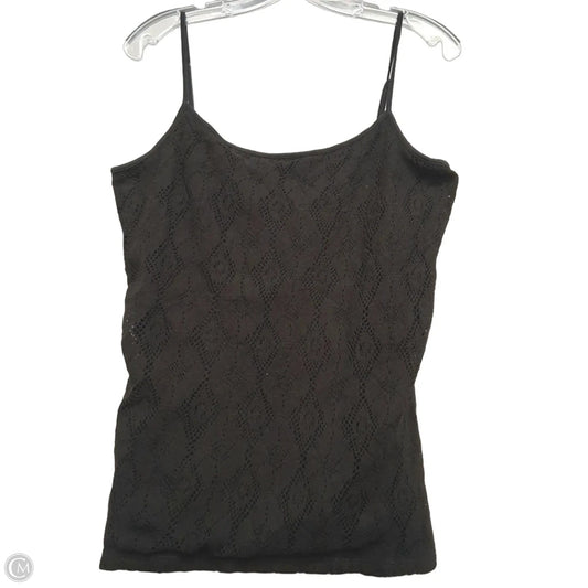 Top Sleeveless Basic By Ann Taylor In Black, Size: L