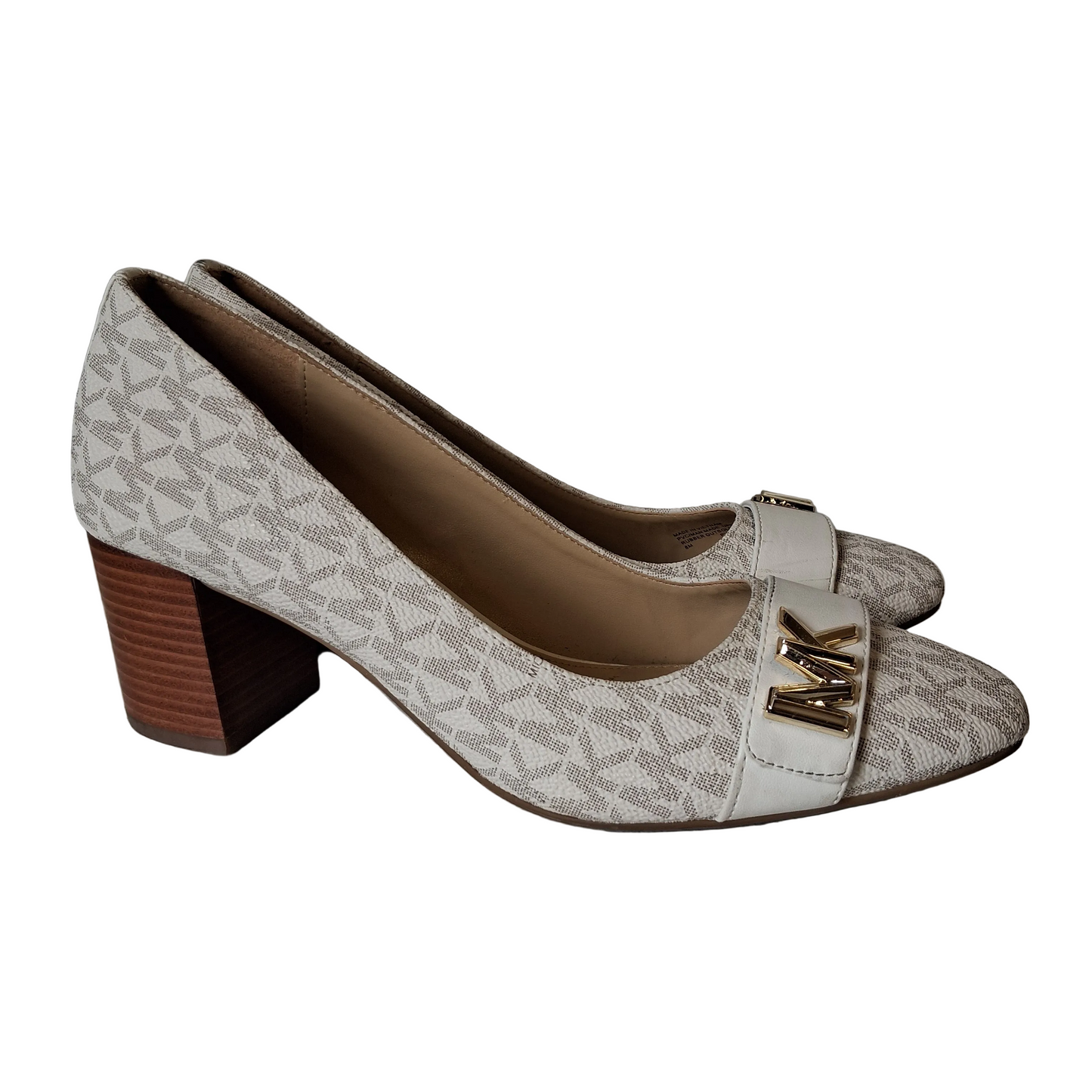 Shoes Designer By Michael Kors In Beige, Size:8