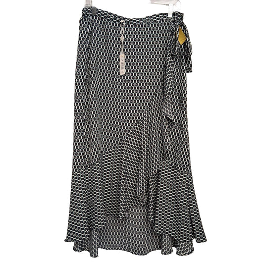 Skirt Maxi By Max Studio In Black & Green, Size:M