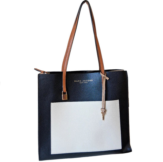 Tote Luxury Designer By Marc Jacobs In Black, Size:Large