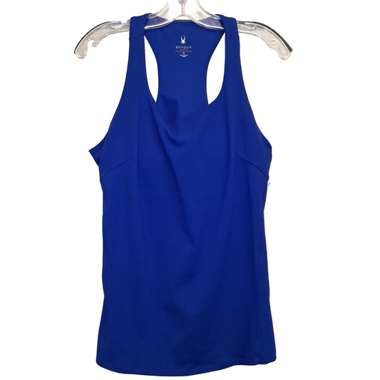 Athletic Tank Top By Spyder In Blue, Size:Xl