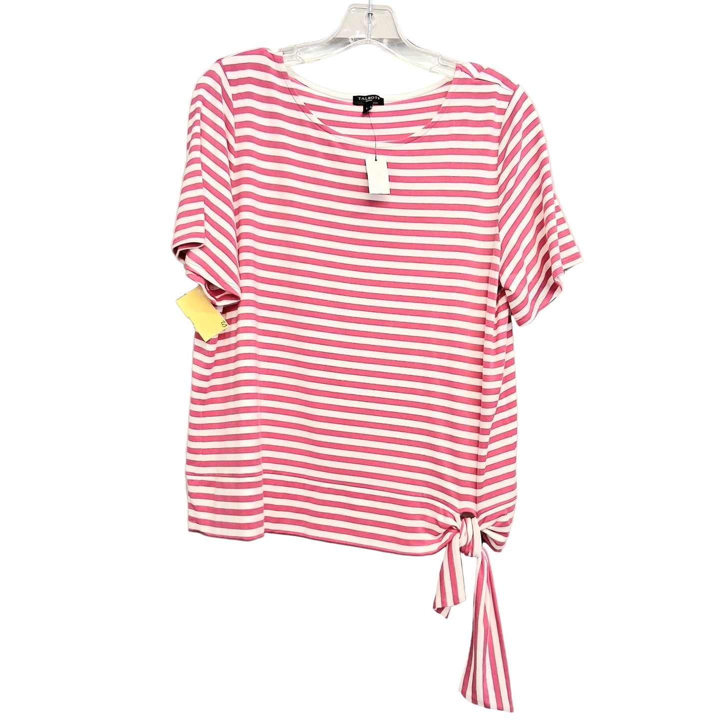 Top Ss Basic By Talbots In Pink, Size:Lp