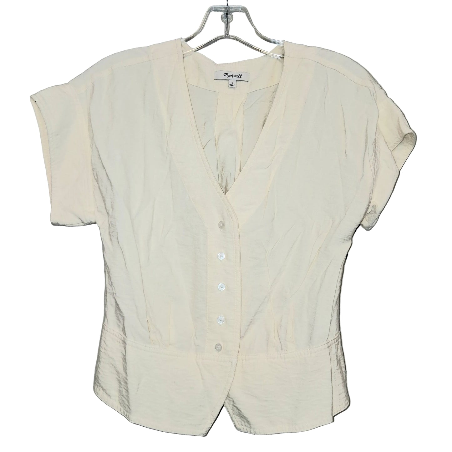 Top Ss By Madewell In Yellow, Size:S