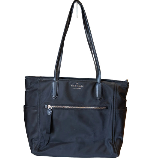Tote Designer By Kate Spade In Black, Size:Large