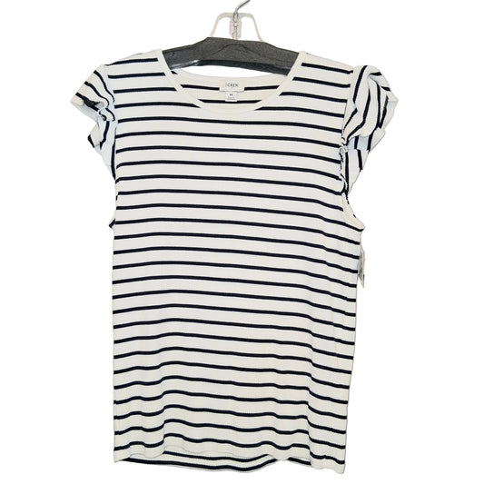 Top Sleeveless By J. Crew In Striped Pattern, Size:M