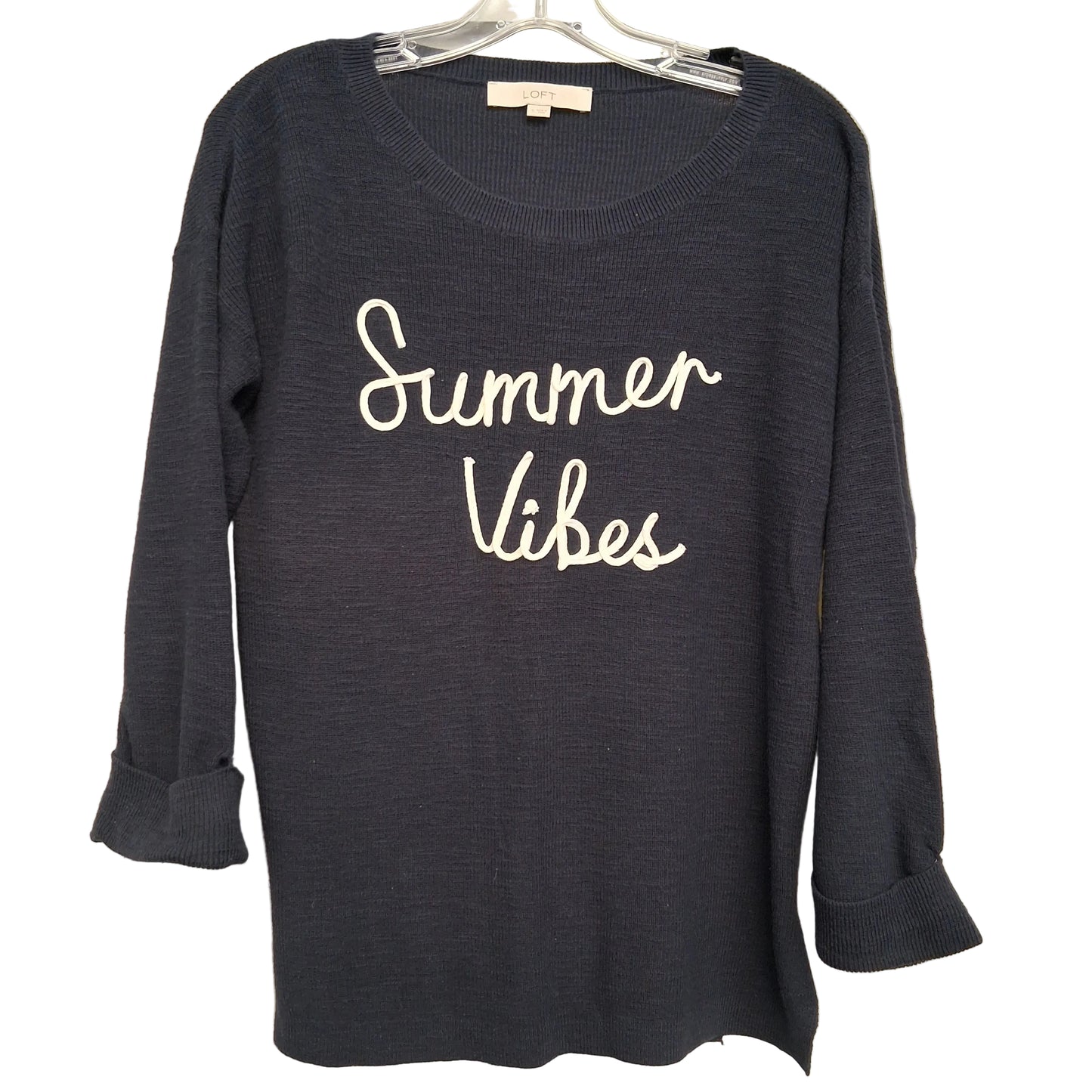 Sweater By Loft In Blue, Size:S