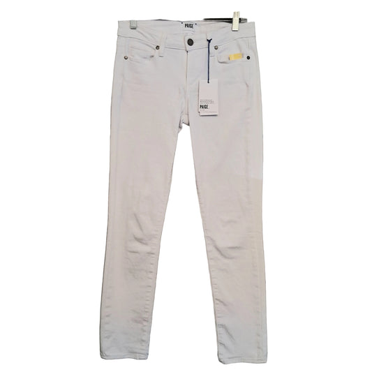 Jeans Skinny By Paige In White Denim, Size:4