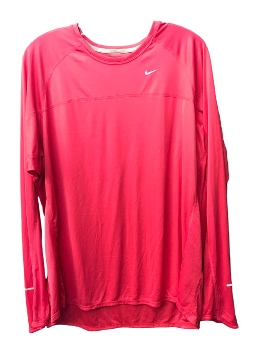 Athletic Top Long Sleeve Crewneck By Nike  Size: 2x