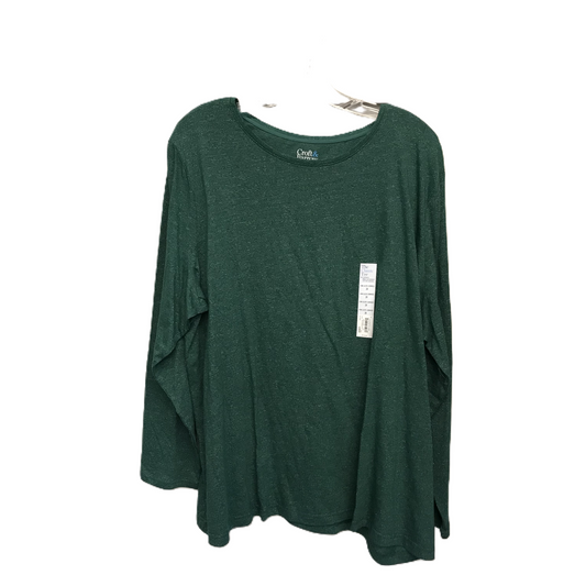 Top Long Sleeve Basic By Croft And Barrow  Size: 2x