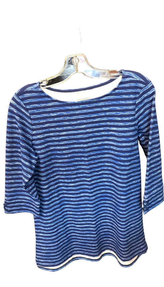 Top Long Sleeve Basic By Denim And Co Qvc  Size: Xs
