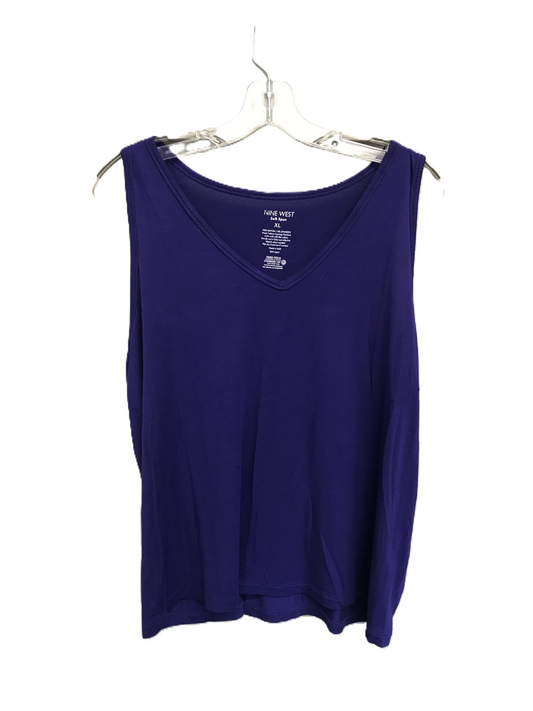 Top Sleeveless By Nine West  Size: Xl