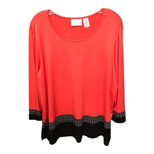 Top 3/4 Sleeve By Alfred Dunner  Size: L